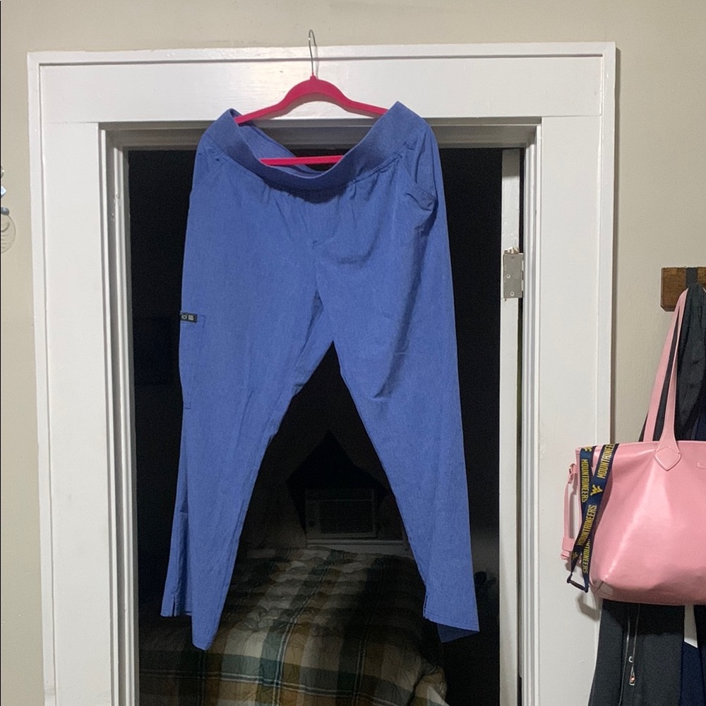 Koi Denim Blue Scrub pants